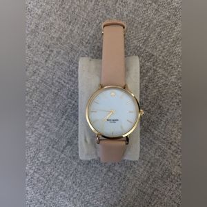 Kate Spade Women's Goldtone Metro Vachetta Leather Watch 1704